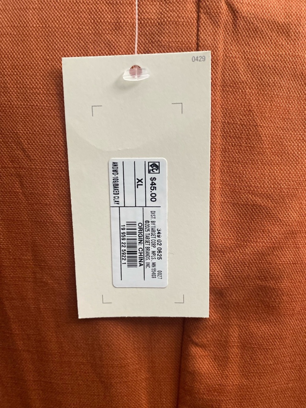 a new day Rust Orange Button-Front Maxi Dress - Picture 4 of 7